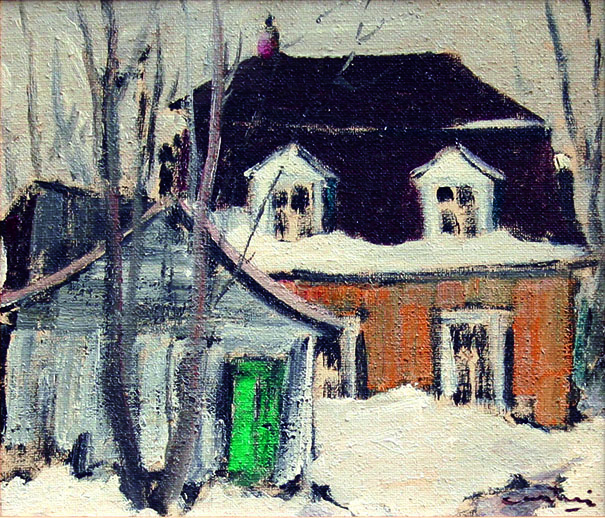 Roger Cantin, Paysage, Coll, Galerie Clarence-Gagnon, Montréal.